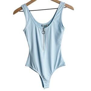 Good Luck Gem Blue Women Bodysuit Size Small Brand New With Tags